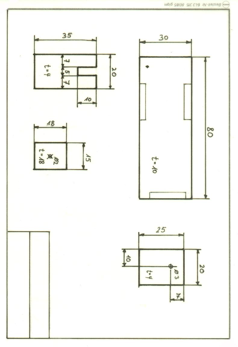 Reedmotor Zeichnung